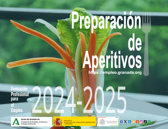 ©Ayto.Granada: banner del curso HOTR057PO  PREPARACIN DE APERITIVOS 2 edicin